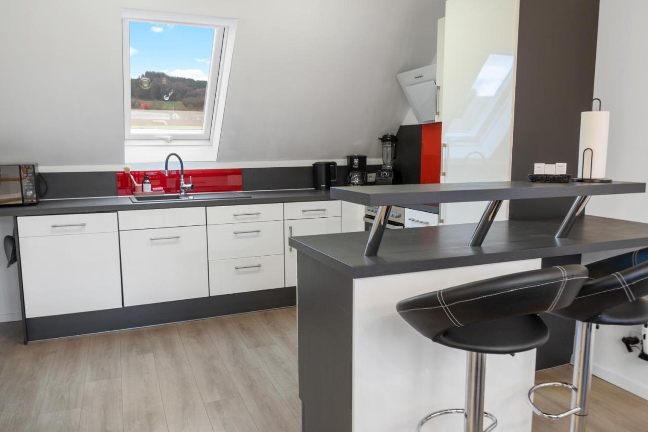 Modernes 3-Zimmer Loft Mit Balkon Hennesee 5 Min Eslohe Exterior foto