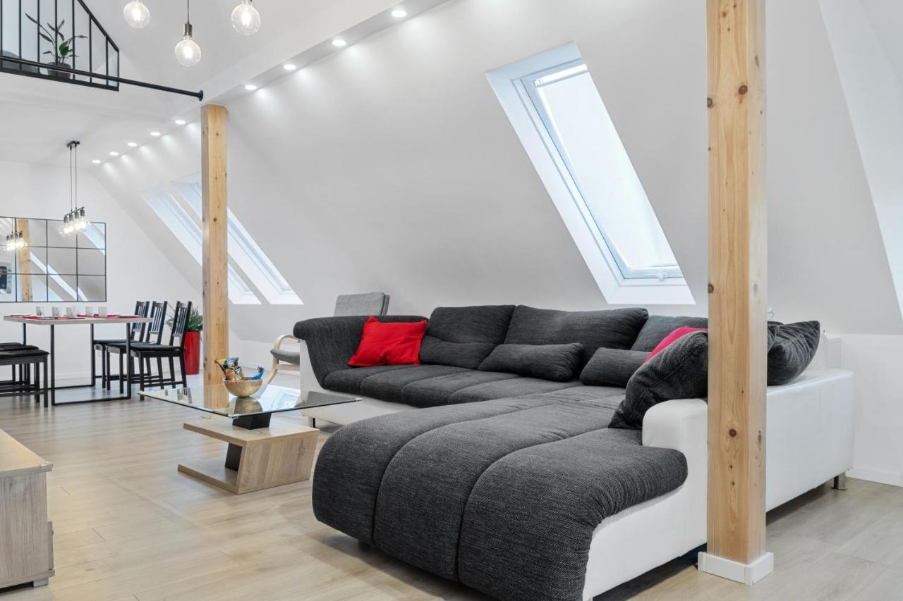 Modernes 3-Zimmer Loft Mit Balkon Hennesee 5 Min Eslohe Exterior foto